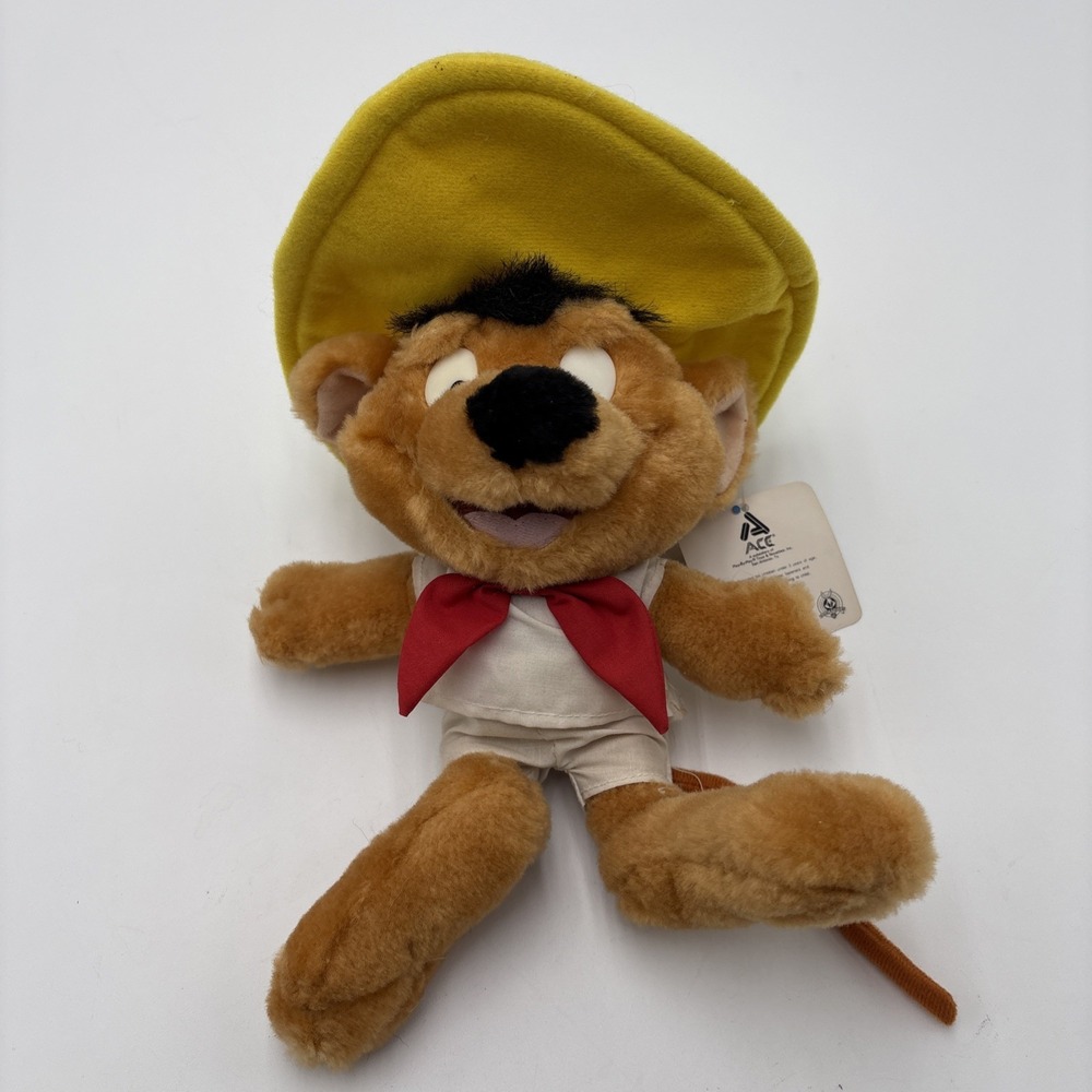 Vintage Looney Tunes Speedy Gonzalez Plush 1997 With‎ Tag 12" Inch Warner Bros